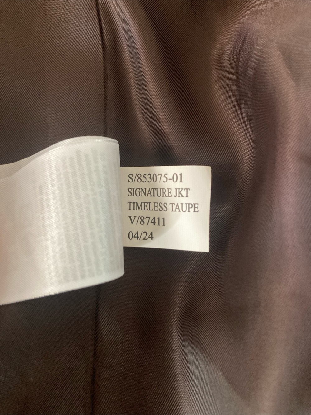 Banana Republic Vitale Barberis Canónico wool Men's- Tailored Sport Coat Taupe - Picture 7 of 16